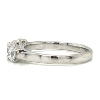 Platinum 1ct Laboratory Grown Four Stone Diamond Eternity Ring