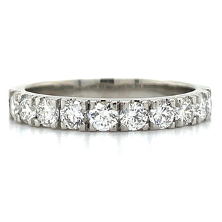 Platinum Ten Stone 0.82ct Laboratory Grown Diamond Ring