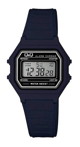 Q&Q Navy Silicone Digital Watch