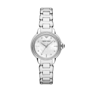 Armani Mia Three Hand Stainless Steel Ladies Watch