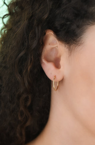 Golden Hoop Earring