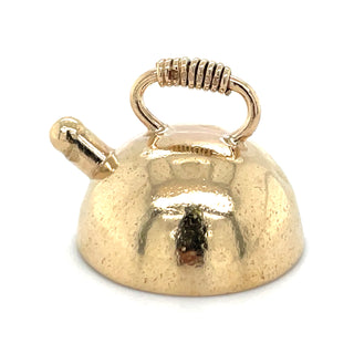 Vintage 9ct Yellow Gold Whistling Kettle Charm