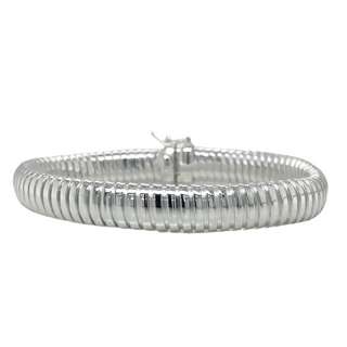 chunky sterling silver bracelet