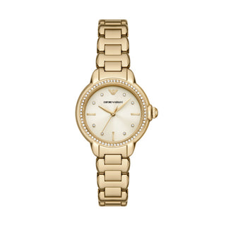 Emporio Armani Women's Mia Gold Crystal Bracelet Strap Watch