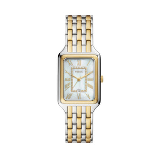Fossil Raquel Two-Tone Mother Of Pearl Dial Watch