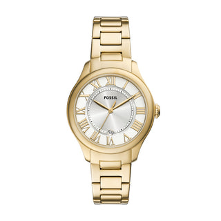 Fossil Gilmore Three Hand Date Gold-Tone Stainless Steel Watch