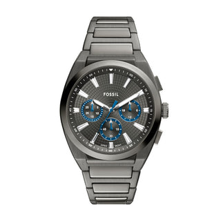 Fossil Everett Chronograph Gunmetal Stainless Steel Watch
