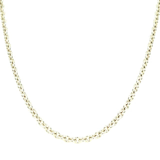 Sterling Silver 20” Chain with Adjustment at 18”.