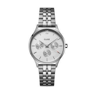 Cluse Multifunction Watch, Silver Colour CW10703
