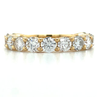 18ct Yellow Gold Laboratory Grown 2.06ct Diamond Eternity Ring