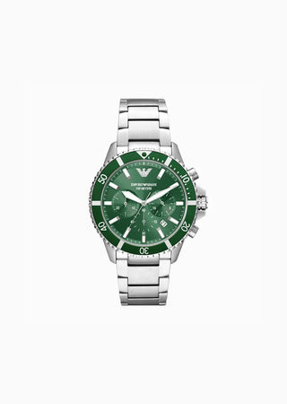 Emporio Armani Gent’s Green Face Chronograph Watch