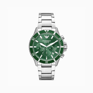 Emporio Armani Gent’s Green Face Chronograph Watch