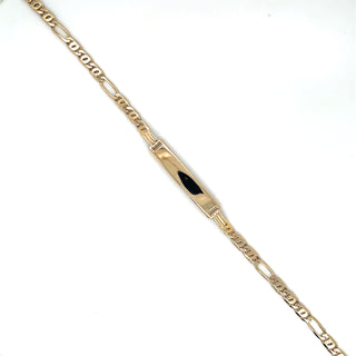 vintage gold ID Bracelet