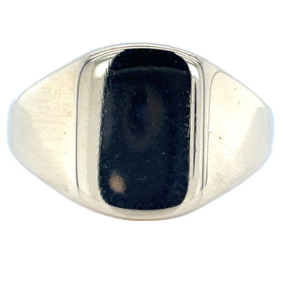 Vintage 9ct Yellow Gold Rectangular Signet Ring