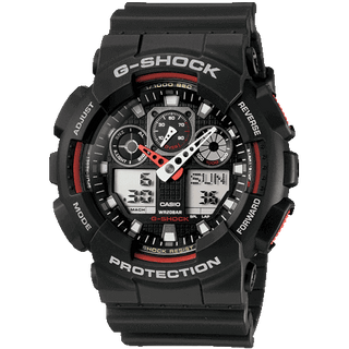 Casio G-Shock Black & Red Watch