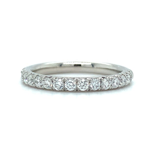 Platinum 0.50ct Laboratory Grown Castle Set Diamond Band