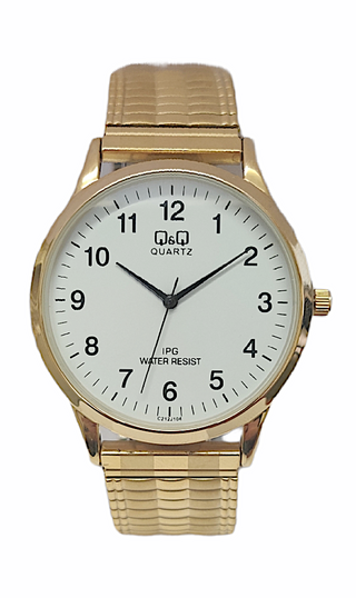 Q&Q Gold Plated Expandable Bracelet