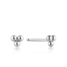 Ania Haie Modern Triple Ball Stud Earrings E002-01H