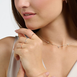 Thomas Sabo Rose Gold Ring with CZ