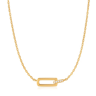 Ania Haie Gold Glam Interlock Necklace