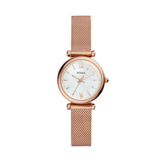Fossil Carlie Mini Rose Gold Plated Ladies Watch