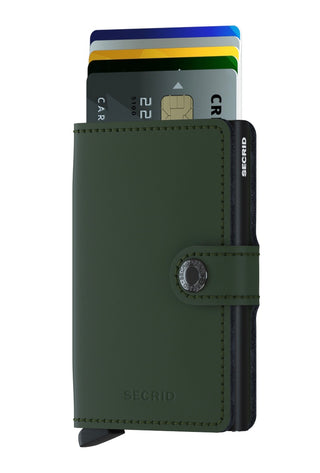 Secrid Miniwallet Matte Green Black