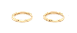 9ct Gold Clicker Hoop Earrings