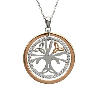 House of Lor Celtic Tree of Life Cubic Zirconia Pendant