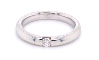 18ct White Gold 0.19ct Earth Grown Diamond Ring