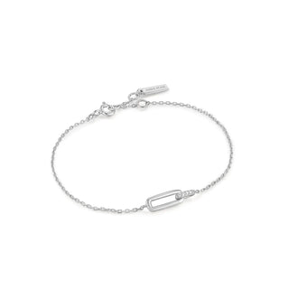 Ania Haie Silver Glam Interlock Braceletg