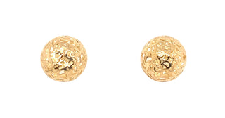 9ct Gold Dome Stud Earrings