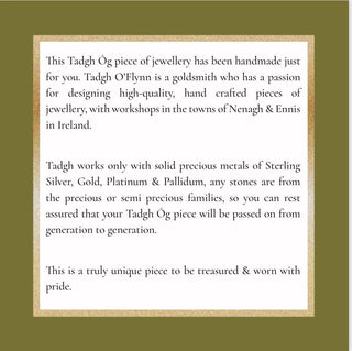 Tadgh Óg Silver Double Circle Pendant