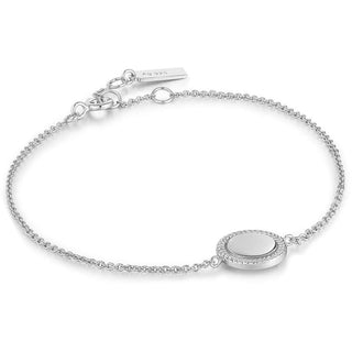 Ania Haie Silver Rope Disc Bracelet B036-01H