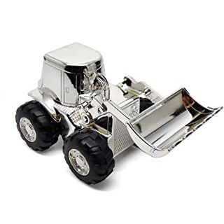 Silver Plated Tractor Money Box