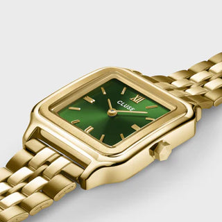 Cluse Gracieuse Watch Steel, Forest Green, Gold Colour