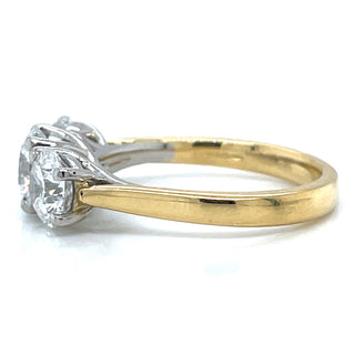 Rosie - 18ct Yellow Gold 2.62ct Laboratory Grown Round Brilliant Three Stone Diamond Ring