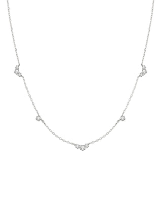 Ania Haie Silver Cluster & Single Station Necklace