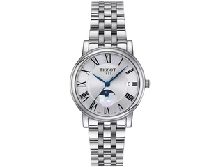silver womens tissot watch