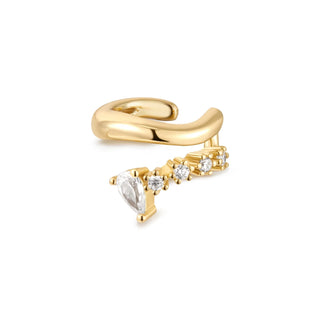 Ania Haie Gold Sparkle Ear Cuff