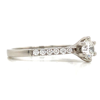 Emily - Platinum 6 Claw .81ct Solitaire Earth Grown Diamond Engagement Ring