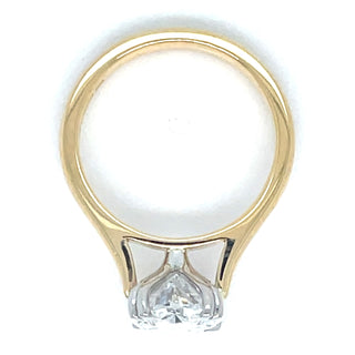 Celine - 18ct Yellow Gold Double Claw Laboratory Grown 3.02ct Oval Solitaire Diamond Ring