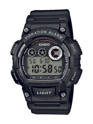 Casio Collection Gents Black Resin Strap Watch