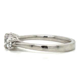 Arielle - Platinum .80ct Three Stone Earth Grown Diamond Ring