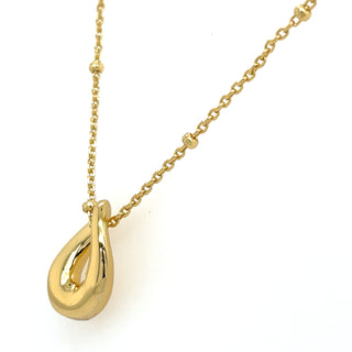 Golden Twisted Chunky Pendant