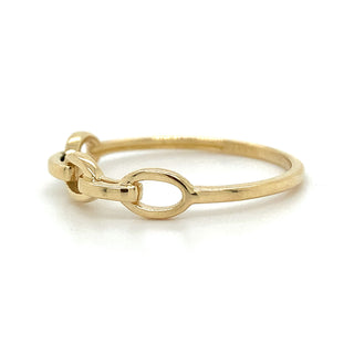 9ct Yellow Gold Open Link Ring