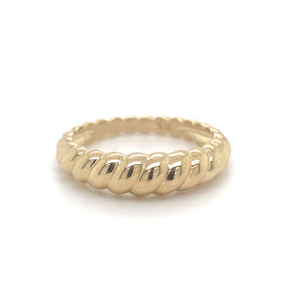 9ct Yellow Gold Nonstop Twisted Ring