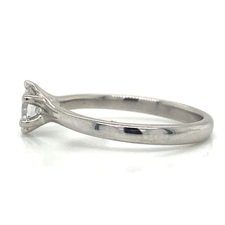 Eva - Platinum Laboratory Grown 0.55ct Six Claw Solitaire Diamond Ring