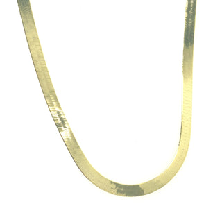 9ct Yellow Gold Herringbone Necklace