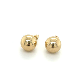 9ct Yellow Gold Ball Stud Earrings