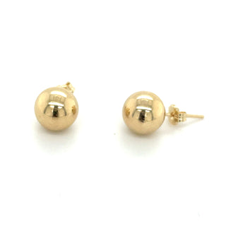 9ct Yellow Gold Ball Stud Earrings